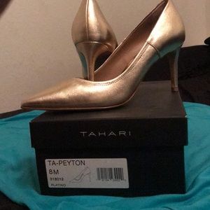Tahari Gold Heel